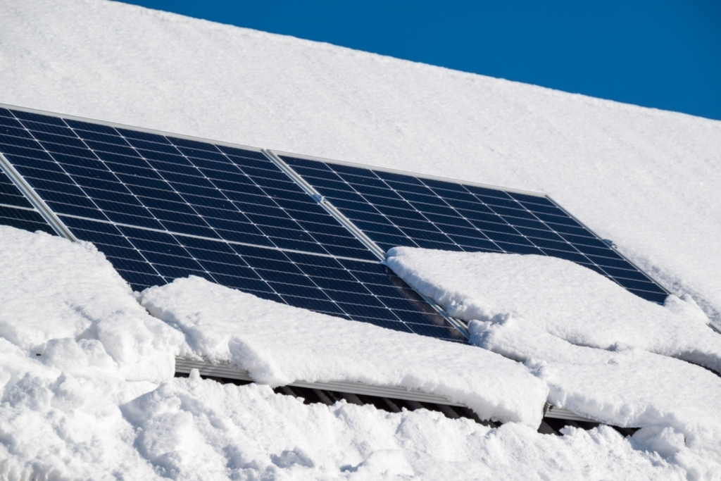 Solar Panels In The Winter Months